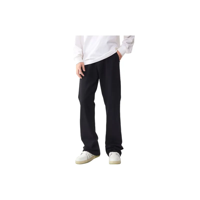 Basics Skin friendly Denim Casual Pants-4