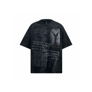 Street Tie Dye Combed Cotton T Shirt