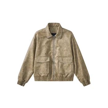 Retro Loose Leather Jacket