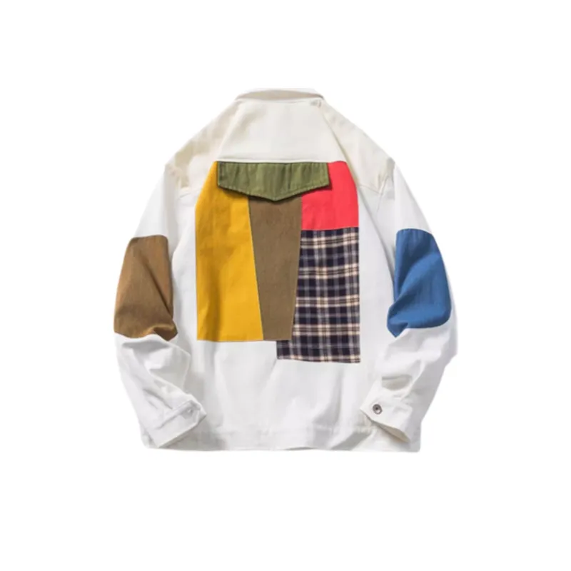 Contrast Color Patch Jacket-1