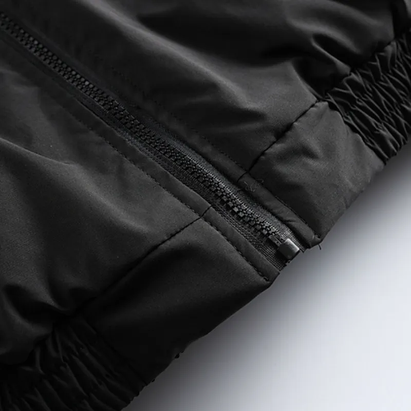 Casual Colorblock Quilted Jacket-3