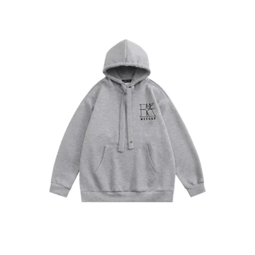 Letter Embroidered Wide Drawstring Trendy Loose Hoodie