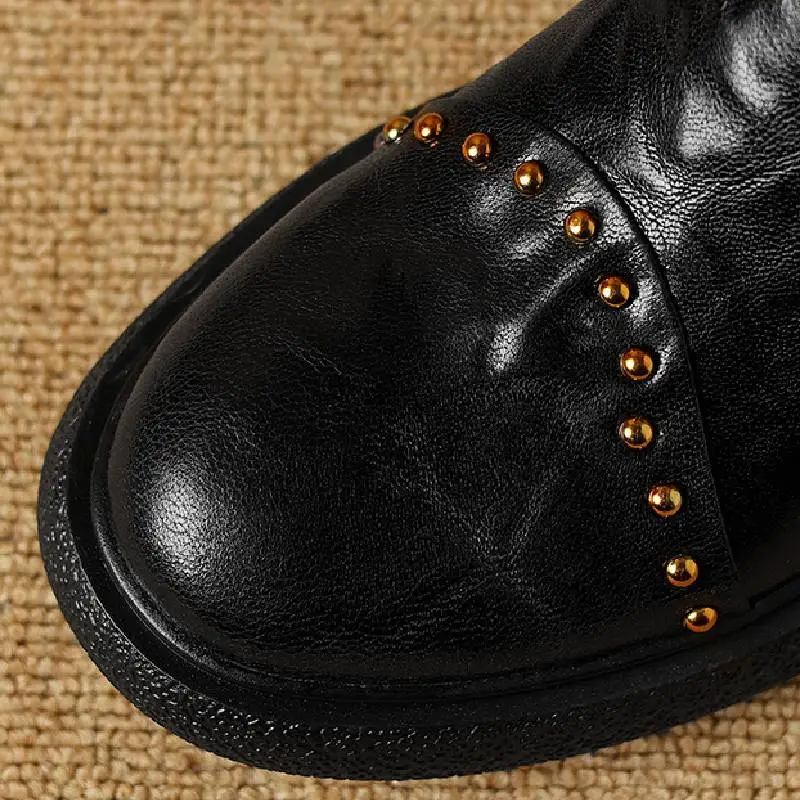 Fashionable Studded Loafer-5