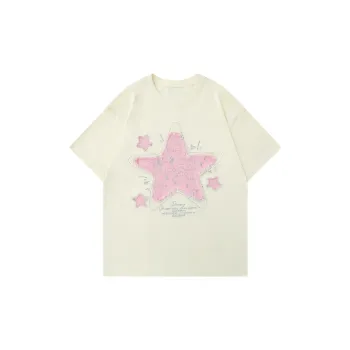 Cartoon Loose 100% Cotton T Shirt Unisex
