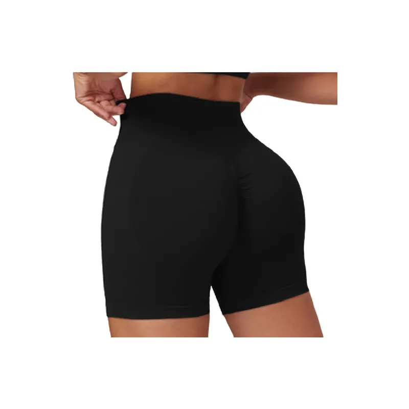 Plain Casual Sports Shorts Women-1