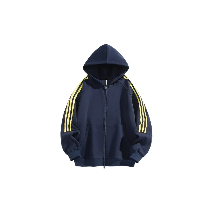 Casual Striped Polyester Sweatshirt-0