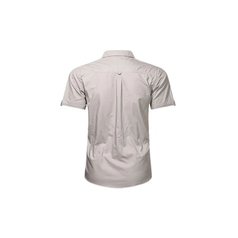 Casual Loose Cotton Shirt Man-2