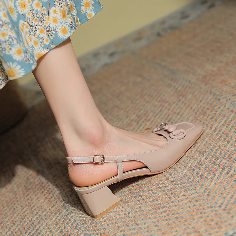 Elegant Plain Mary Jane Shoes-4