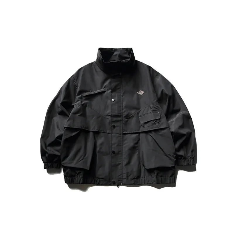 Three dimensional Large Pocket Workwear Jacket-0