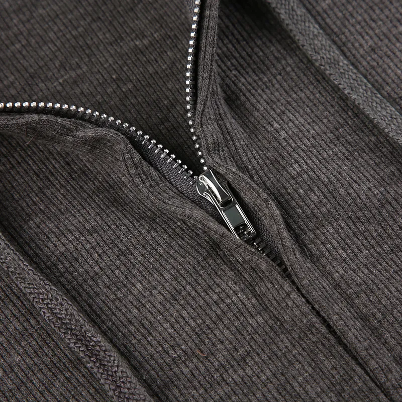Casual Basics Ribbed Fabric Sweatshirt-7