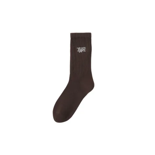 Fashionable Simple Cotton Mid Calf Sock