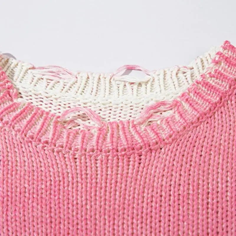 Ripped Loose Sweater-2