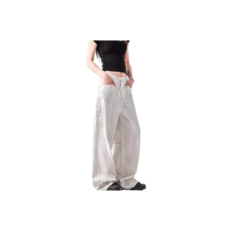 Fashionable Straight Leg Jeans-2