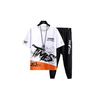 Quick Drying Casual Shorts And T Shirt Set