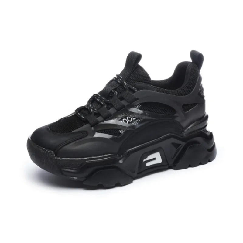 Breathable Sneakers Thick Bottom Inner Height Increasing-4