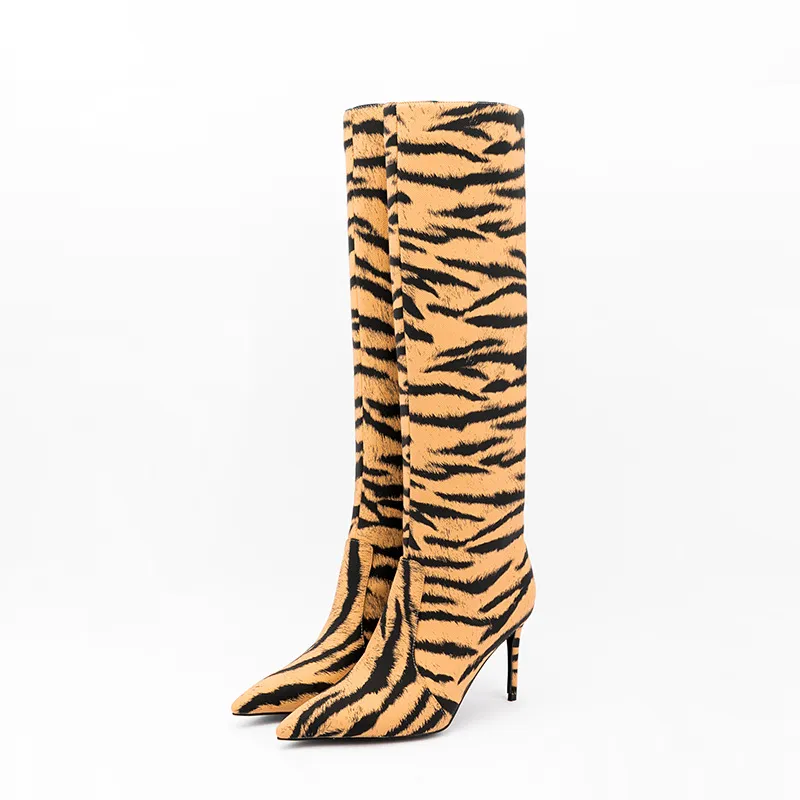 Simple Fashion Knee High Boots-3