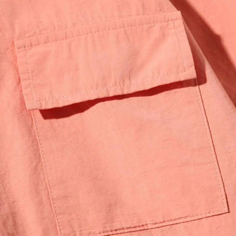 Loose Gradient Color Workwear Jacket-8