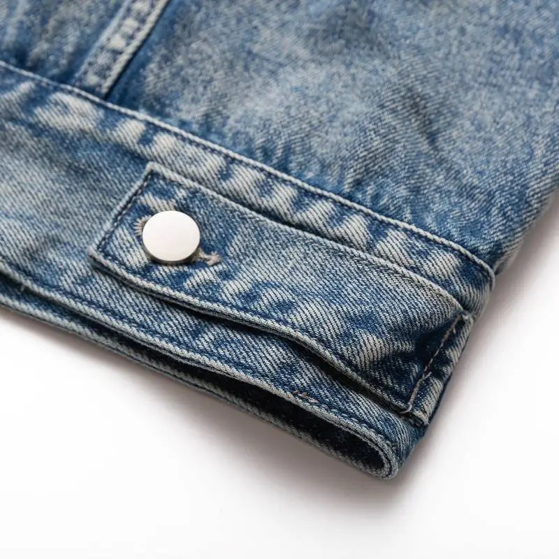 Retro Fashion Denim Jacket-2