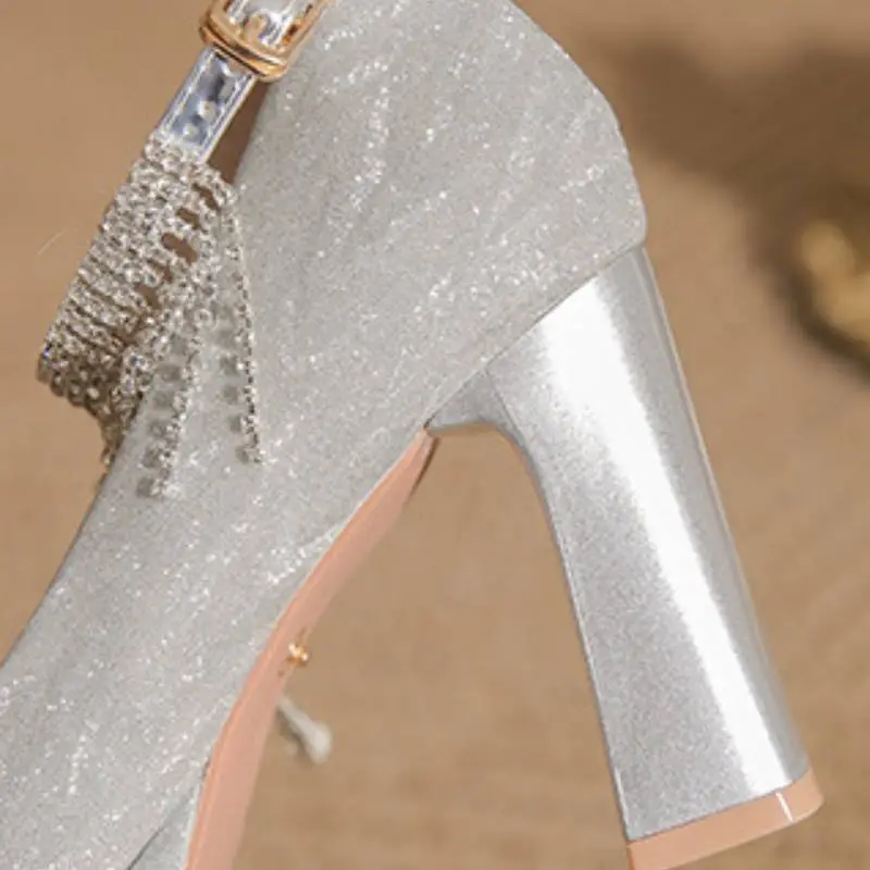 Fashionable Waterproof High Heels-6