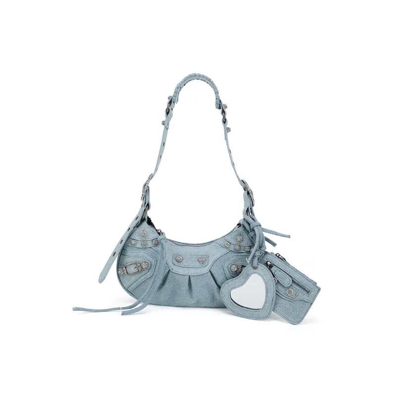 Fashion Zipper Glamorous Shoulder Bag-0