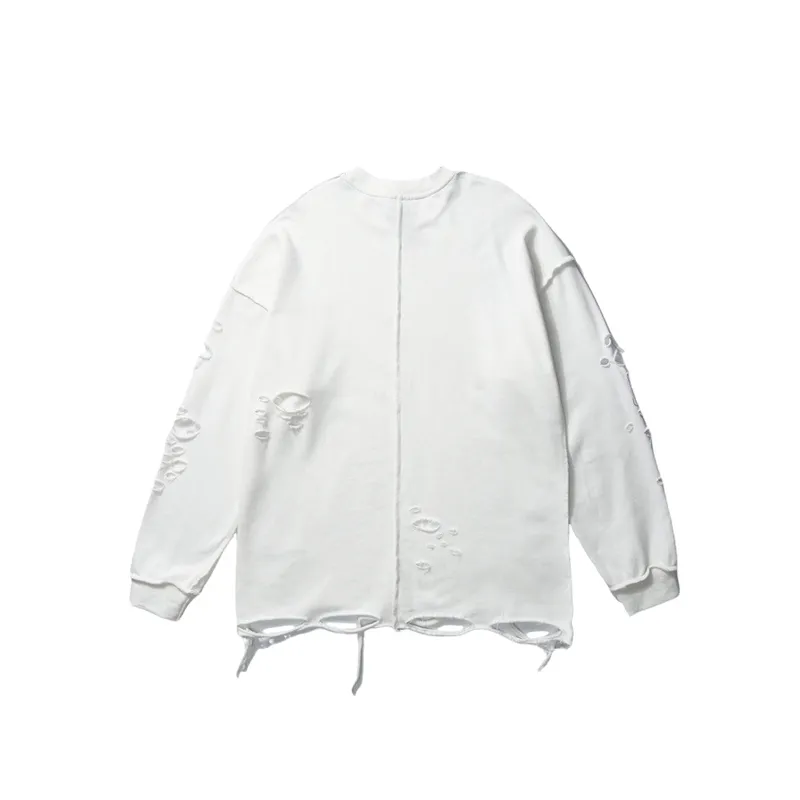Street Loose Cotton Blended Fabric Sweatshirt-5