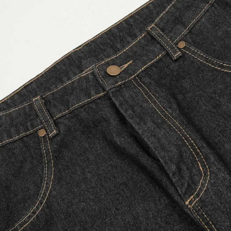 Trendy Embroidered Jeans-2