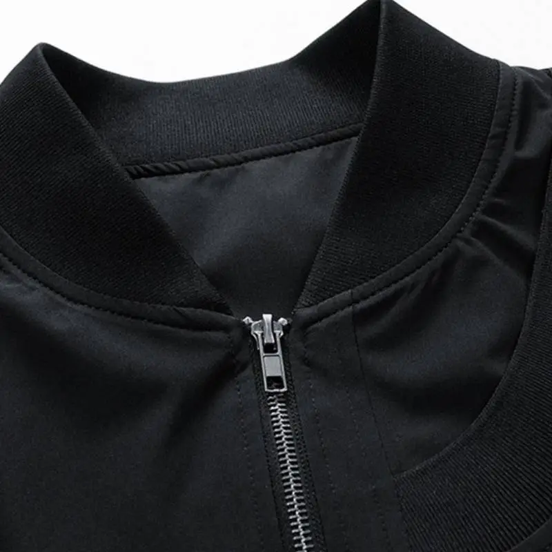 Retro Casual Blended Synthetic Fabrics Jacket-2