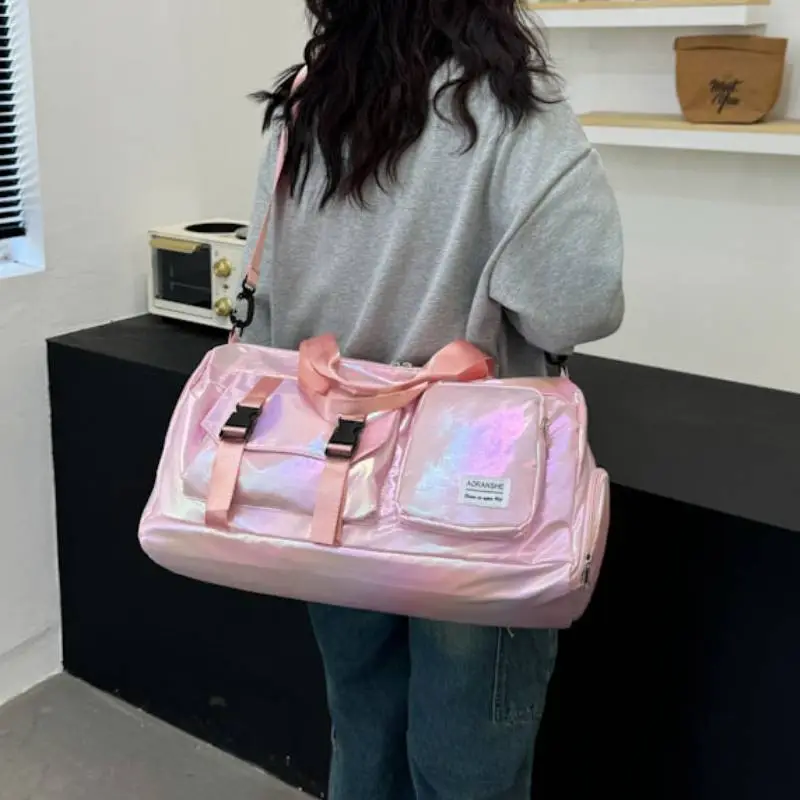Sporty Large Capacity Travel Bag Women-7