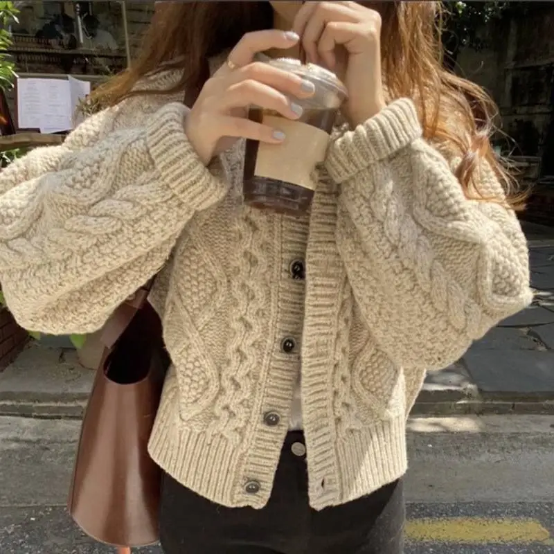 Retro Loose Sweater Women-3