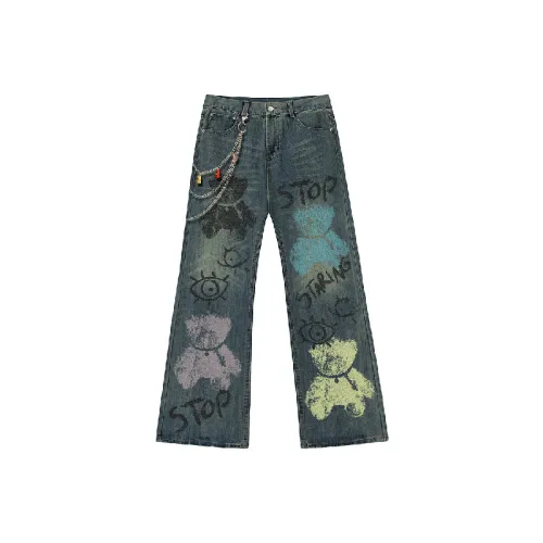 Casual Loose Straight Leg Jeans