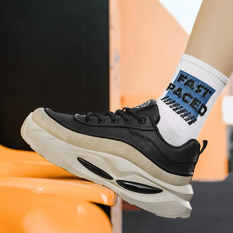 Sporty Plain Chunky Sneakers-7