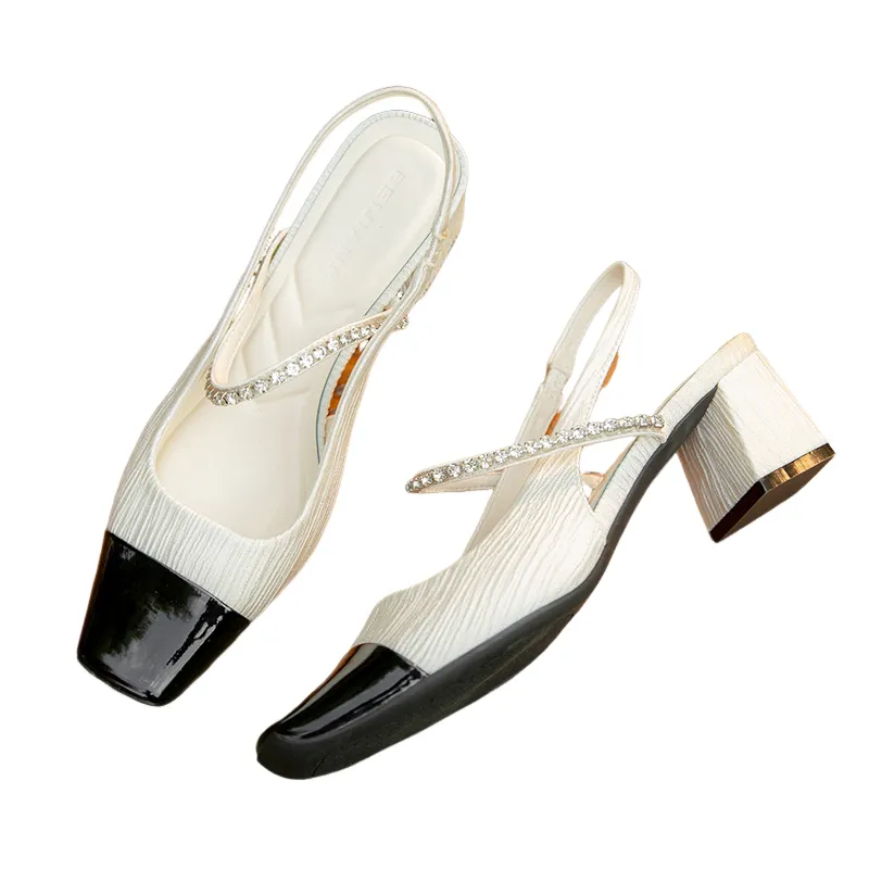 Funky Rhinestone High Heels-1