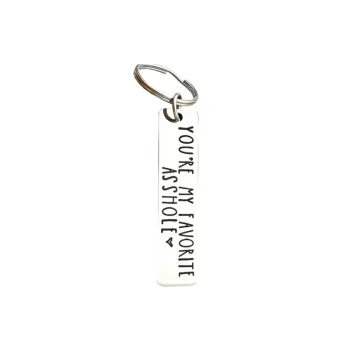 Simple Metal Keychain Women