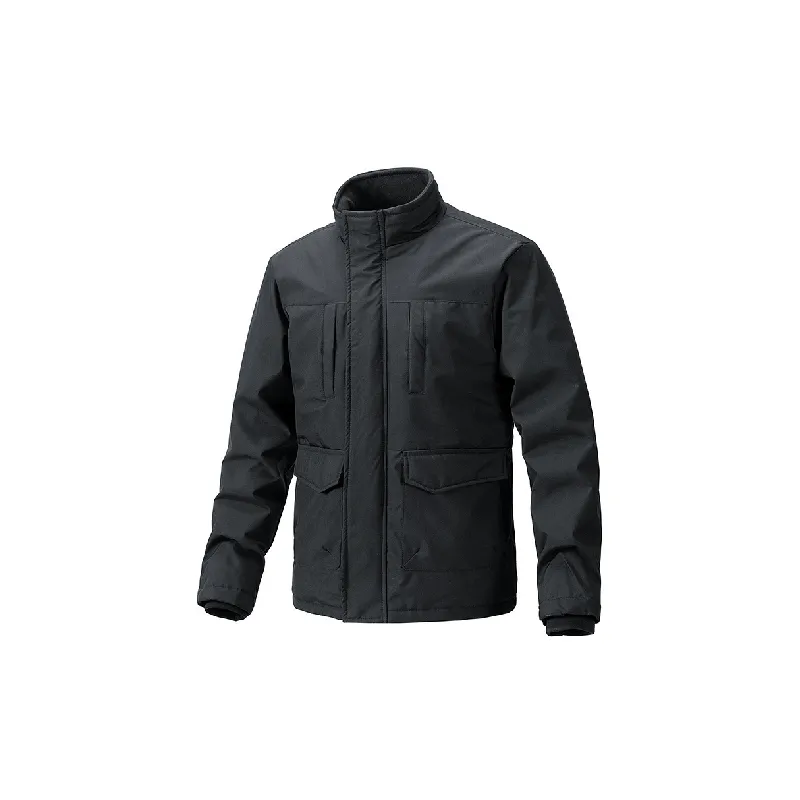 Retro Simple Loose Blended Synthetic Fabrics Jacket-0