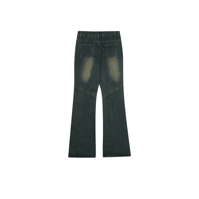 Trendy Loose Flared Jeans-1