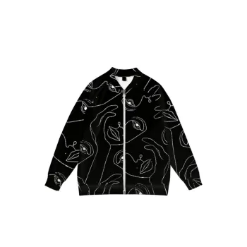 Leisure Fashion Zipper Baseball Uniform