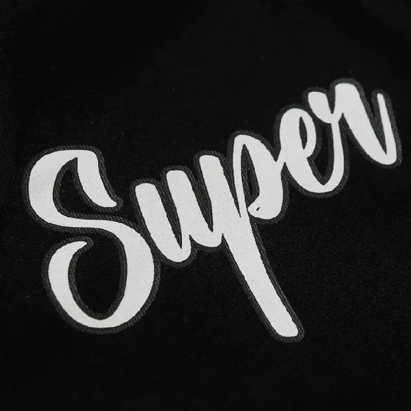 Retro Street Cotton Blended Fabric T Shirt Unisex-2