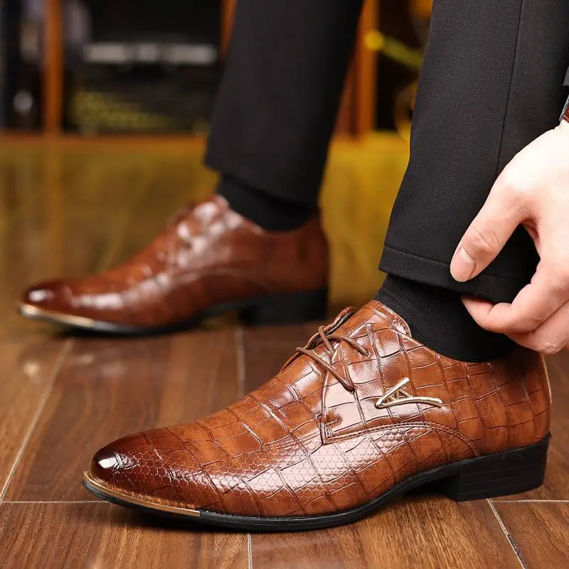 Casual Breathable Dress Shoes-1