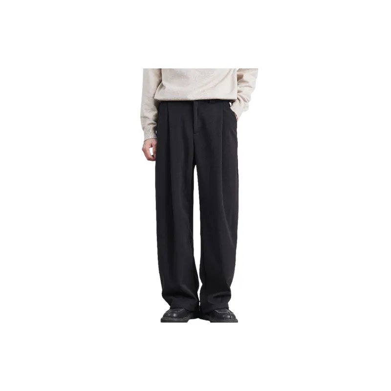 Casual Loose Suit Trousers-2