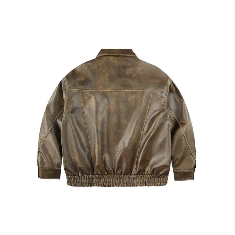 Retro Leather Jacket-3
