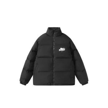 HELIPORT Apron Painted Font Cotton padded Coat Trendy Loose Thickened Jacket