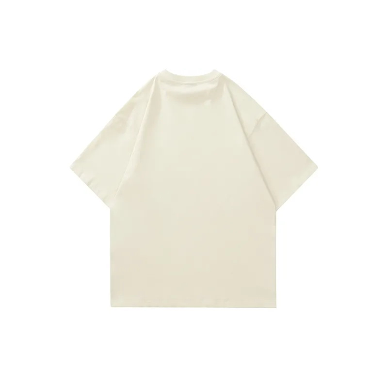 Retro Plush Flocking T Shirt-7