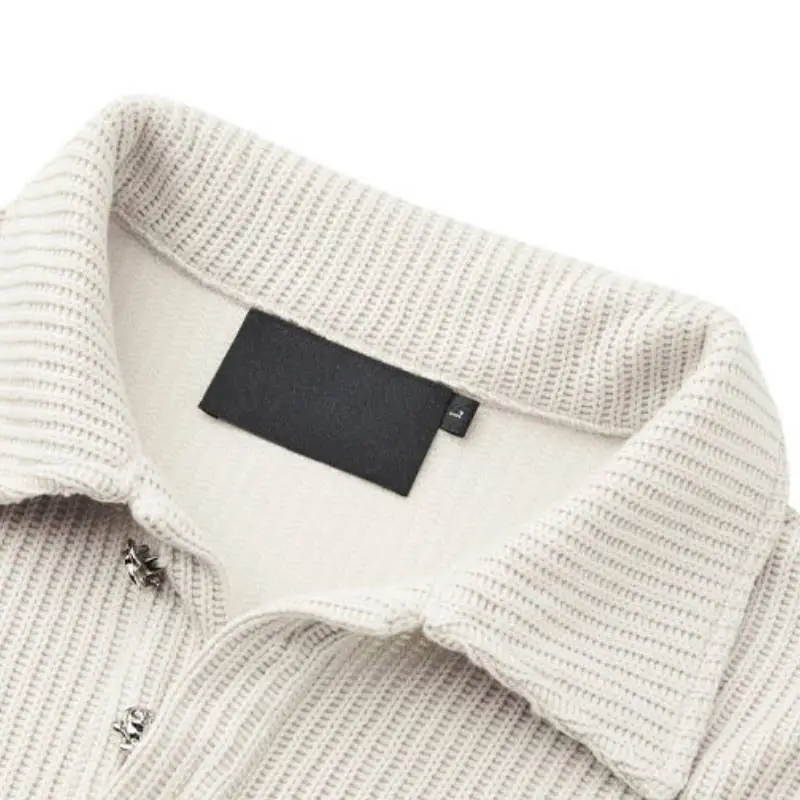 Trendy Long Sleeve Loose Polo-1