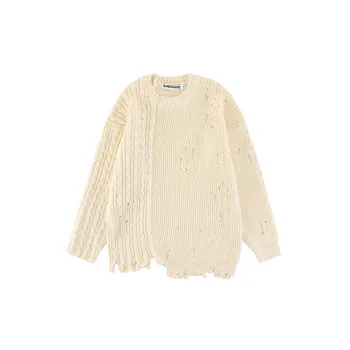 Retro Ripped Sweater