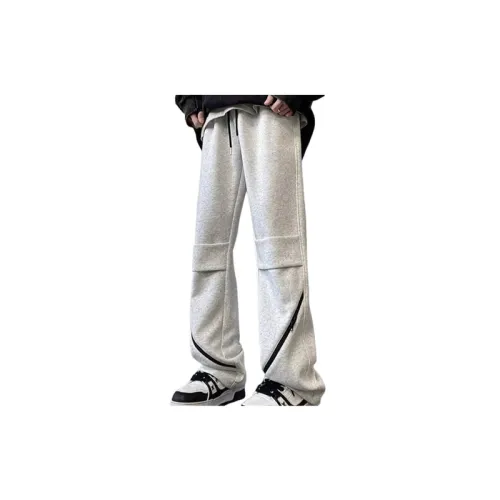 Retro Loose Straight-Leg Sports Pants