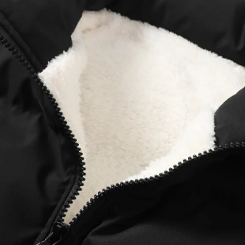 Casual Plain Cotton Quilted Jacket-3