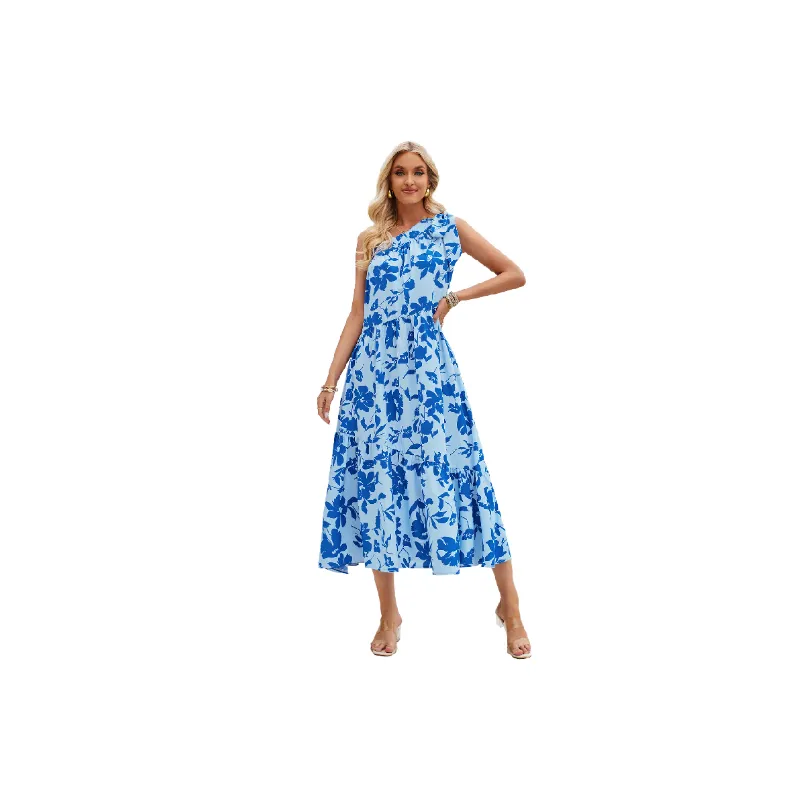 Elegant Funky Polyester Dress Women-6