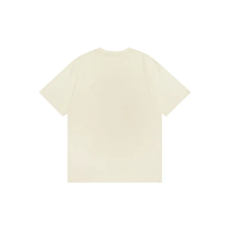 Retro Letter 100% Cotton T Shirt-7