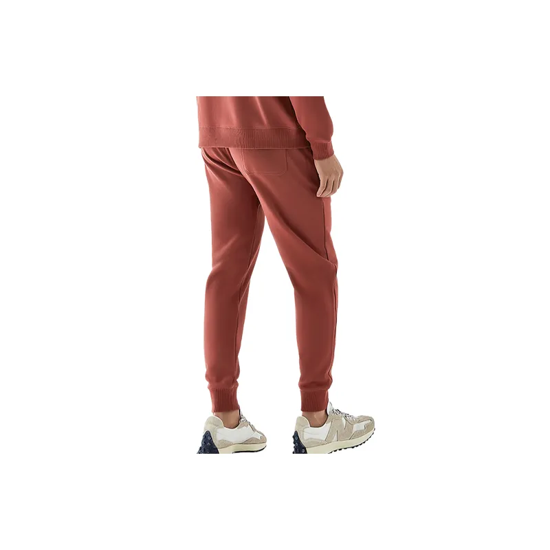 Simple Plain Cotton Casual Pants-2