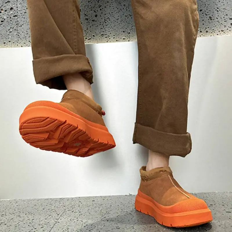 Fashionable Plain Snow Boots-10
